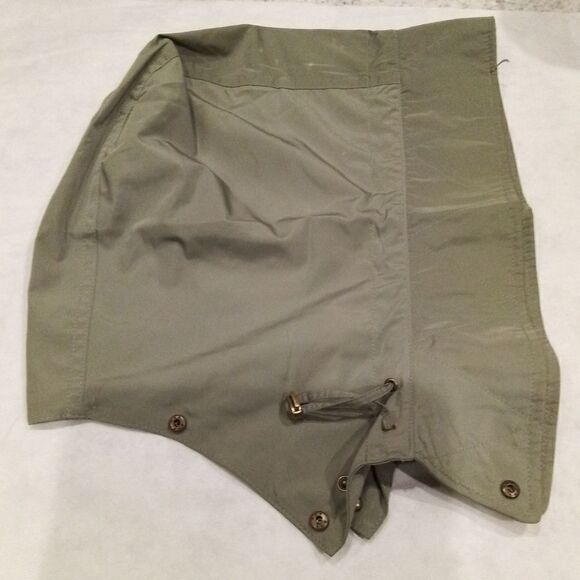 Gallery New York Olive Hooded Jacket. Many Zipper Pockets. Size M. - Picture 10 of 10